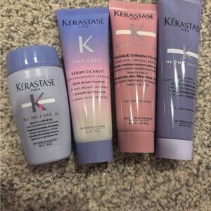 Kerastase Blond Absolu & Chroma Absolu Conditioner, shampoo travel size